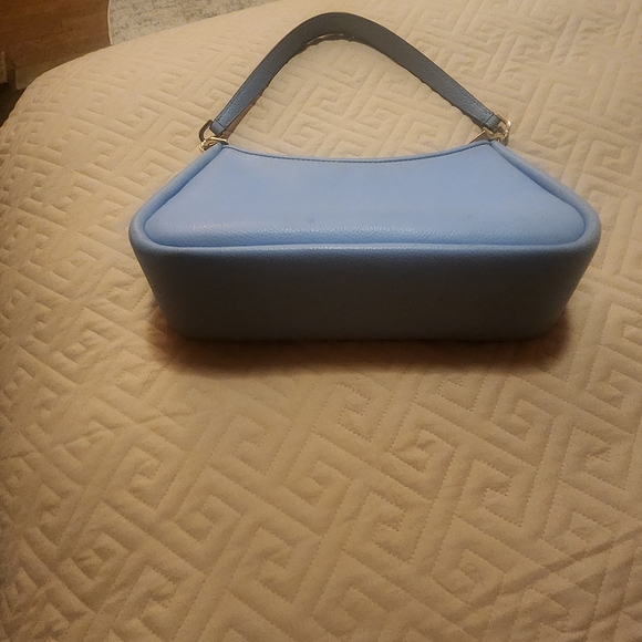 Kate Spade Light Blue Woven Shoulder Bag - Picture 2 of 2